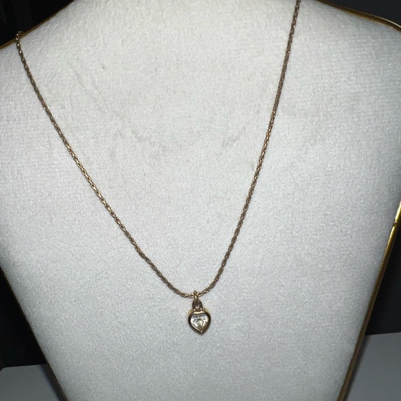 Christian Dior heart necklace and earrings - Picture 2 of 6